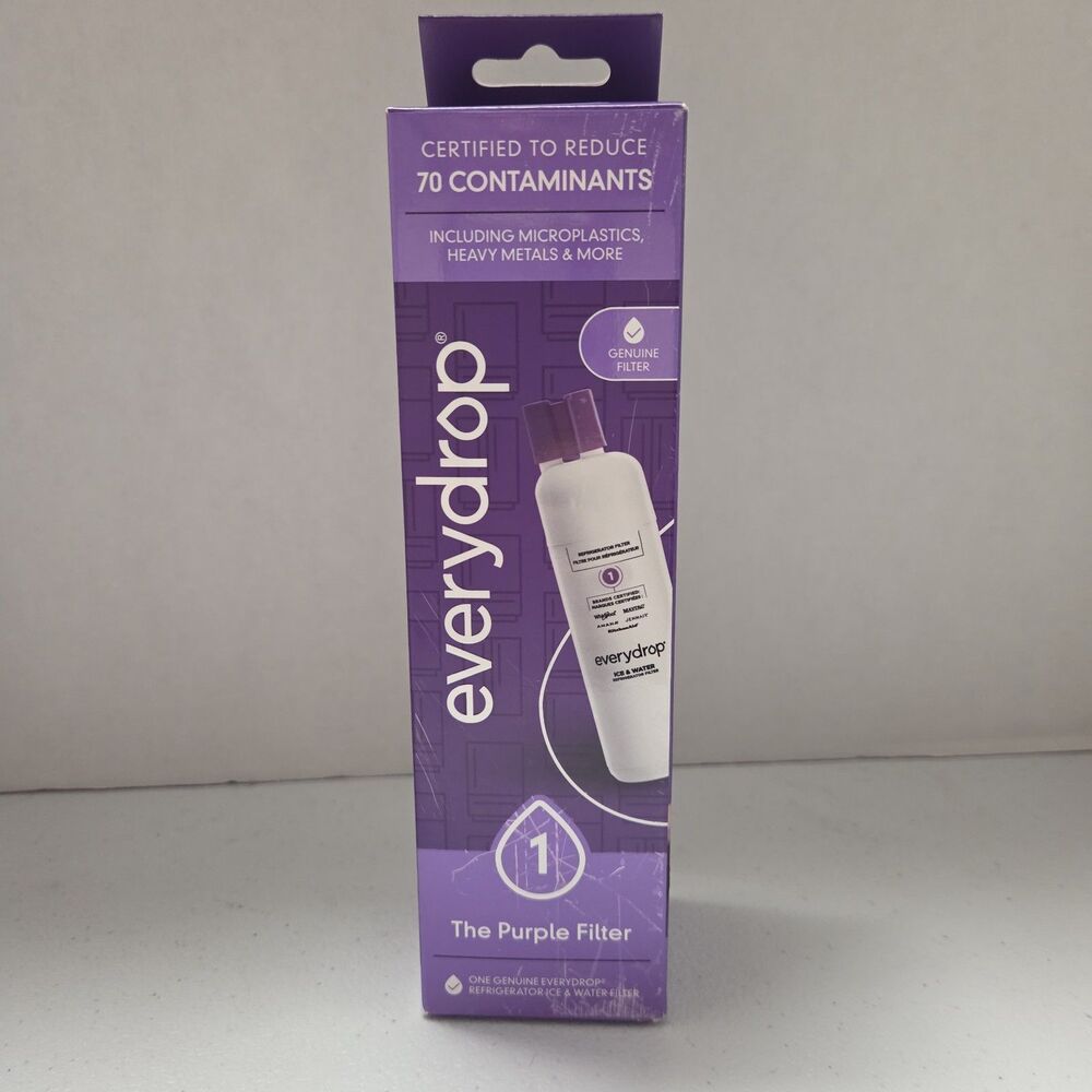 EveryDrop #1 Refrigerator Ice and Water Filter ΞDR1RXD1 Purple Filter New Sealed